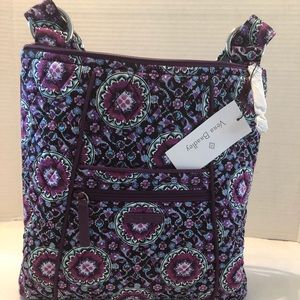 Vera Bradley Lilac Medallion Hipster Crossbody Bag